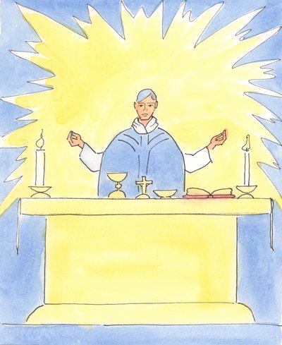 Dios recibe el mayor honor cuando el deseo supremo del sacerdote en la Misa es darle gloria a Él a través de una ofrenda reverente del Santo Sacrificio de Elizabeth Wang