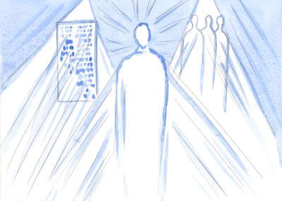 Dios, la fuente de toda luz y sabiduría, nos nutre a través de palabras y maestros; pero en la Comunión, encontramos al Hijo Divino, la Persona completa. de Elizabeth Wang