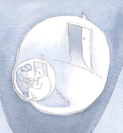 Él subió a la habitación más íntima de mi corazón, para sentarse en silencio en compañía, sosteniendo mi mano. de Elizabeth Wang