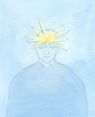 Había sido transformado por su Santa Comunión y por la oración de un amigo. En su frente brillaba una nueva gema, que irradiaba una luz extraordinaria: signo de una virtud particular de Elizabeth Wang
