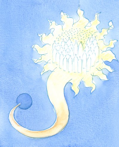 El cielo es como un Hogar brillante muy por encima de la oscuridad de la tierra; un estado exaltado; un regalo gratuito del cual no somos dignos de Elizabeth Wang