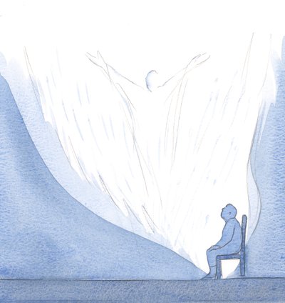 Me senté al lado de mi alma - por así decirlo - ofreciendo la propia gloria de Cristo al Padre, en alabanza y adoración. de Elizabeth Wang