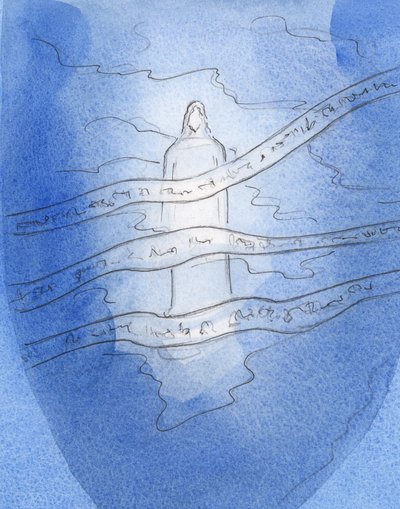 Vi la Presencia Radiante de Cristo, detrás de mis pensamientos y recuerdos de Elizabeth Wang