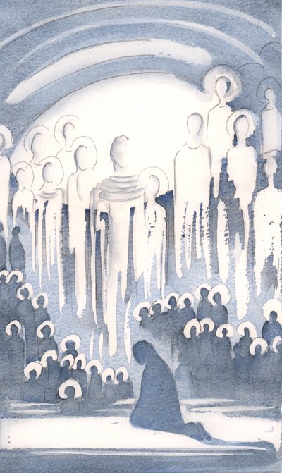 Vi la gloria de la reunión de aquellos que adoran a Dios en el Cielo, mientras adoramos en la Tierra de Elizabeth Wang