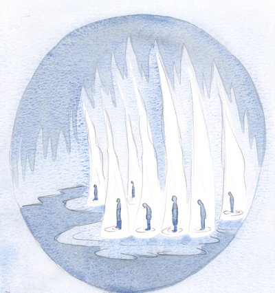 Vi qué santuarios santos y gloriosos somos, iluminados por Su gracia, a través de nuestras Santas Comuniones, 2000 de Elizabeth Wang
