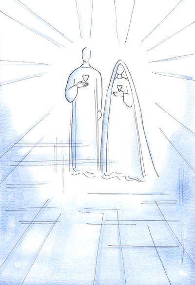 Me mostraron los Dos Corazones: del Cristo sin pecado y de Su Madre Inmaculada, en la Luz Radiante del Cielo de Elizabeth Wang