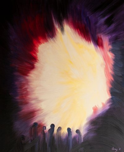Si perseveramos en la oscuridad de la oración, Dios eventualmente nos llevará a Su luz y sabiduría, 2000 de Elizabeth Wang