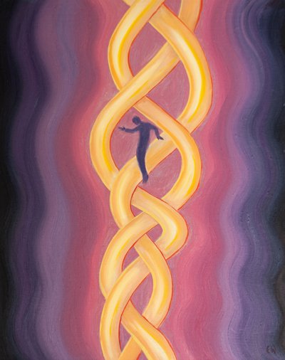 Si anhelamos a Dios en la oración y hacemos Su voluntad, Él nos atraerá a la vibrante vida interior de la Santísima Trinidad, 2000 de Elizabeth Wang