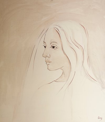 En el Cielo, la Virgen María comparte la preocupación de su hijo por todo lo que sucede en la tierra de Elizabeth Wang
