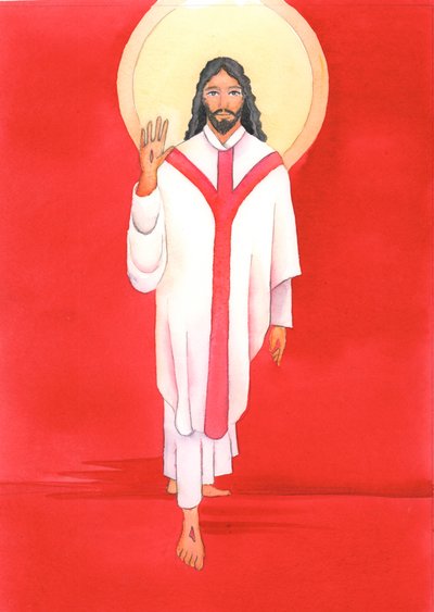 En la Misa Jesús saluda con gran afecto a todos los que lo aman y lo reciben. Él está verdaderamente presente con nosotros en la Sagrada Comunión de Elizabeth Wang