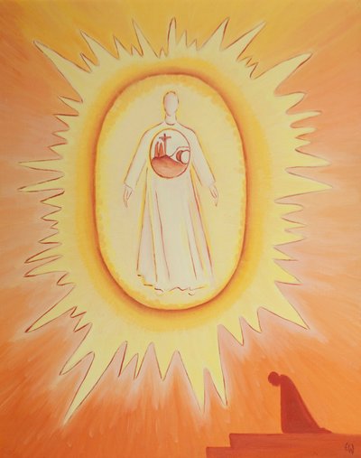 Al volverse hacia el Cristo Resucitado que está con el Padre en el Cielo, encuentro en Cristo todos los eventos salvadores de Su vida que son la razón de mi esperanza de Elizabeth Wang
