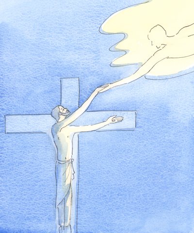 Fue en el Calvario donde Cristo hizo un puente por el cual todos los que vienen a Él pueden alcanzar el Cielo; y es en la Misa donde encontramos el Calvario de Elizabeth Wang