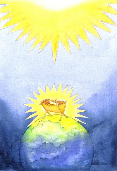 Jesucristo es Dios hecho hombre; sin embargo, vino a la tierra no con poder, sino como un bebé indefenso, 2001 de Elizabeth Wang
