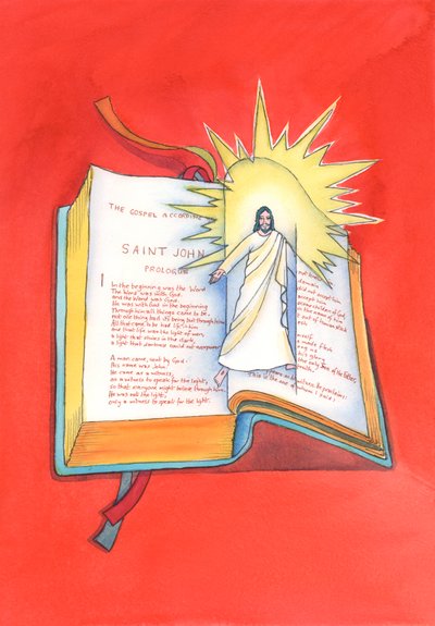 Jesucristo se nos revela a través de su santa Palabra, cada vez que leemos las Escrituras o las escuchamos proclamadas en la Misa. A través de Él llegamos a conocer al Padre de Elizabeth Wang