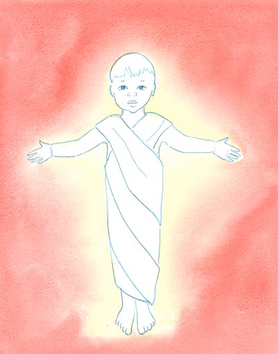 Jesucristo es verdadero Dios, que asumió nuestra naturaleza humana, teniendo la humildad y bondad de venir entre nosotros como un simple infante de Elizabeth Wang