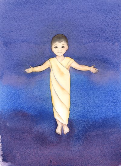 Jesucristo es verdadero Dios, que tomó nuestra naturaleza humana, teniendo la humildad y bondad de venir entre nosotros como un simple infante de Elizabeth Wang