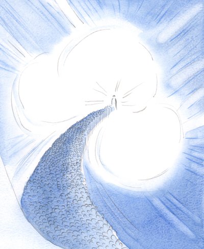 Jesús, en el corazón de la Divinidad, se alegra con nuestra veneración y alabanza al Padre en el poder del Espíritu. Él nos espera. de Elizabeth Wang