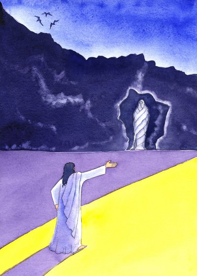 Jesús resucita a Lázaro de Elizabeth Wang