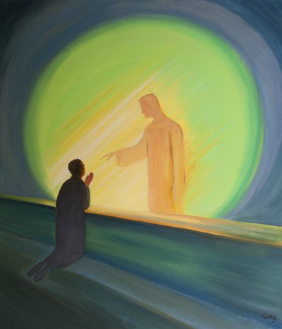 Jesús se acerca a nosotros en la Sagrada Comunión para aliviar nuestras cargas y darnos alegría de Elizabeth Wang