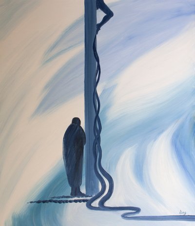 En la Cruz, Jesucristo derramó Su Preciosa Sangre para salvarnos de nuestros pecados, 2001 de Elizabeth Wang