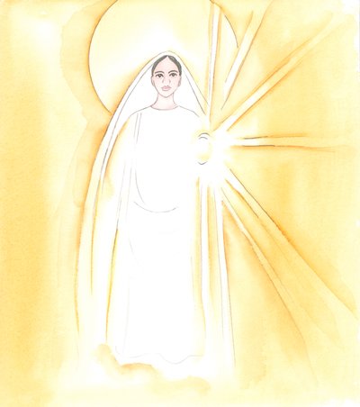Nuestra Señora apareció ante mí, en su deslumbrante belleza celestial de Elizabeth Wang