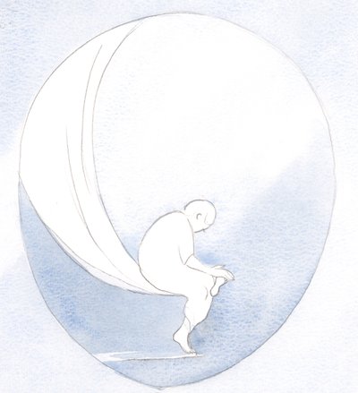 Nuestras pequeñas faltas son como las partículas de polvo que podríamos sacudir de nuestros pies después de un viaje, sentados en el abrazo de Dios. de Elizabeth Wang