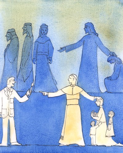 El Papa Juan Pablo II ha sido como Cristo al hablar valientemente la verdad sobre la moral. de Elizabeth Wang