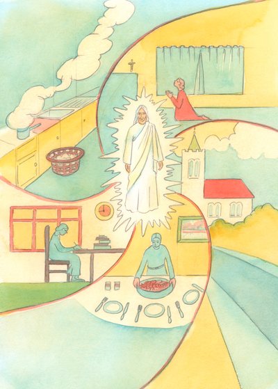 Alguien que mantiene a Cristo en el centro de su vida lo tiene como un factor unificador entre las muchas personas e incidentes de toda esa vida de Elizabeth Wang