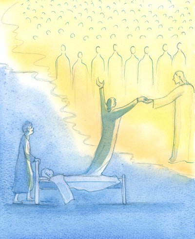 El Alma Santa que está lista para el Cielo es recibida no solo por Cristo, sino también por Su santa Madre y todos los Santos de Elizabeth Wang