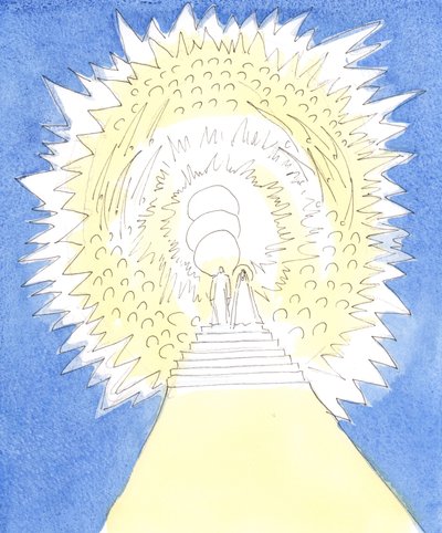 El Señor me mostró que el Cielo es como un área circular llena de gloria Divina, ocupada por las Tres Personas Divinas y los Ángeles y Santos de Elizabeth Wang