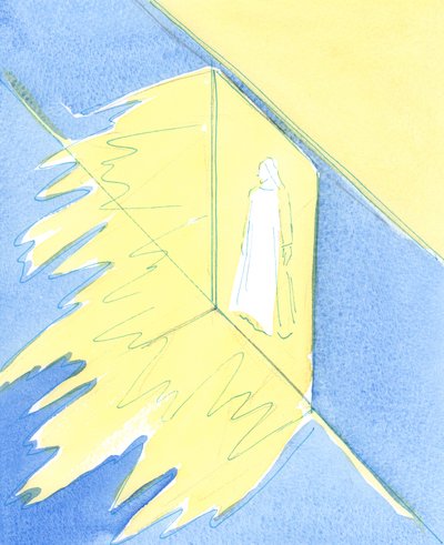 Los Sacramentos de la Iglesia son como una puerta abierta, a través de la cual fluyen todas las gracias de Dios que necesitamos para la santidad y la salvación, y a través de la cual nos encontramos con Cristo, 2003 de Elizabeth Wang