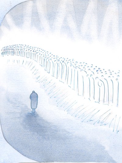 Los Santos en el Cielo veneran a aquellos que, aunque imperfectos, viven para Cristo en la tierra., 2000 de Elizabeth Wang