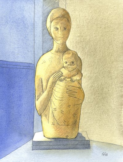La Virgen y el Niño, 2001 de Elizabeth Wang