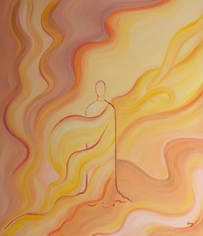 El fuego purificador del amor de Dios nos toca a través de la humanidad de Cristo nuestro Salvador de Elizabeth Wang