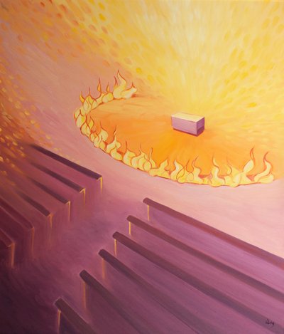El santuario en una iglesia católica es un lugar sagrado, como si estuviera rodeado de fuego, y debemos prepararnos para ser más dignos al acercarnos al altar de Elizabeth Wang