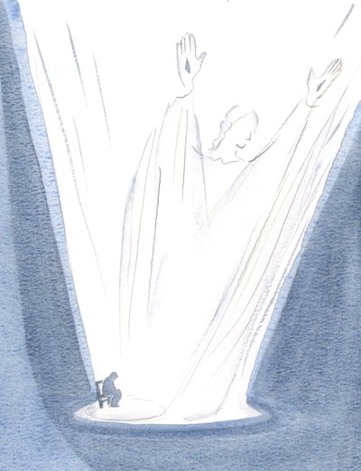 La pequeña oración que surge de mí y de Cristo es gloriosa y gigantesca. de Elizabeth Wang