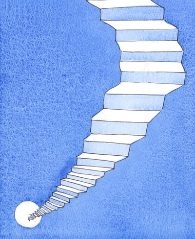 Solo hay un Camino a través del abismo oscuro que separa la tierra del Cielo, 2004 de Elizabeth Wang