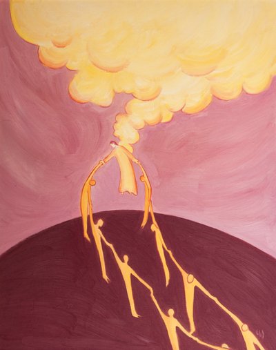A través de Su Ascensión, Cristo proporciona un poderoso vínculo entre los seres humanos y Dios porque Él es tanto verdadero Dios como verdadero hombre. de Elizabeth Wang