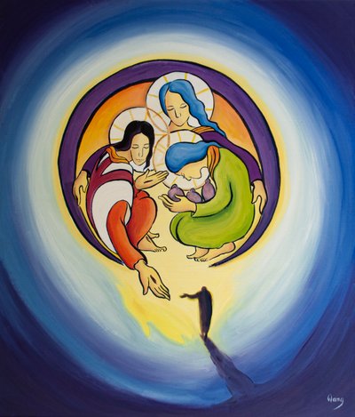 A través del arrepentimiento y la fe en Cristo permitimos que Él nos atraiga al corazón de la Santísima Trinidad. de Elizabeth Wang