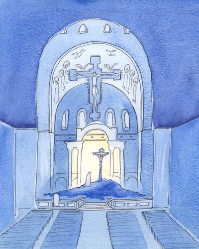El tiempo y el espacio parecen desaparecer en la Misa, después de la consagración de Elizabeth Wang