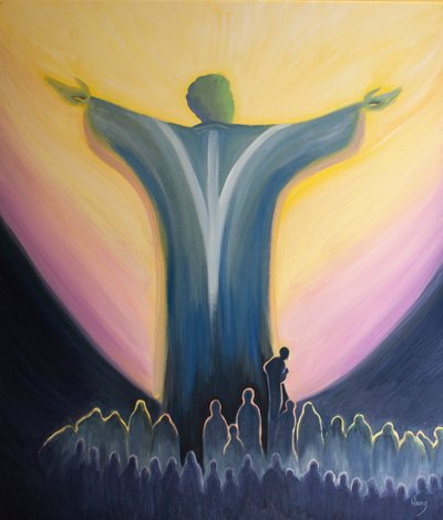 Podemos unir todas nuestras intenciones con la poderosa oración de Cristo en la Misa, escondiéndonos detrás de su manto, confiando en Sus méritos de Elizabeth Wang