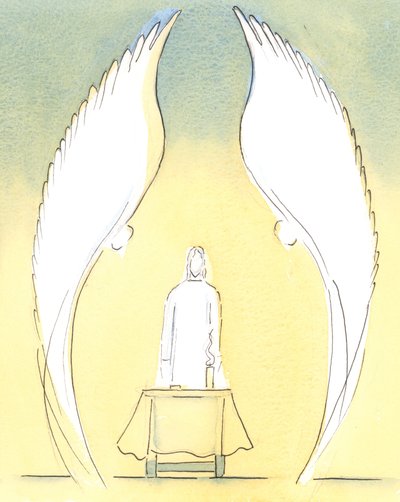 Cuando el Santísimo Sacramento es llevado a la casa de una persona enferma, es verdaderamente Cristo quien está presente sacramentalmente allí, guardado como siempre por los Ángeles que lo aman y adoran de Elizabeth Wang