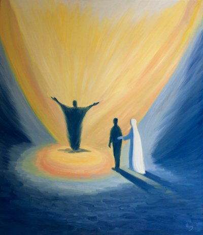Cuando rezamos a María, ella nos lleva más cerca de Cristo su hijo para que podamos unir nuestra oración a la del Padre de Elizabeth Wang