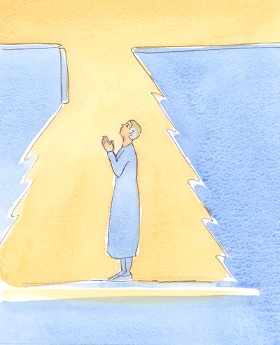 Cuando nos arrepentimos sinceramente de nuestros pecados y debilidades, es como si se abriera una trampilla sobre nuestra cabeza, mientras la luz del Cielo brilla, para traernos paz, luz y una unión más cercana con Dios de Elizabeth Wang