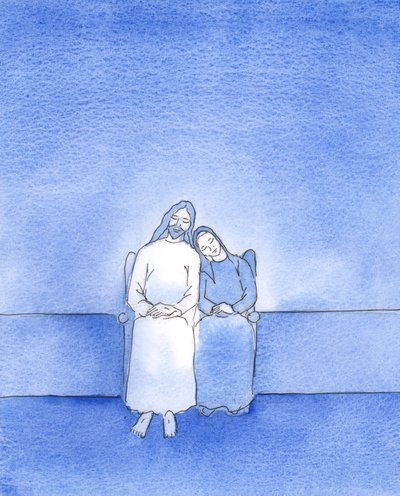 Con un corazón pacífico y una conciencia tranquila, un amigo feliz de Cristo puede 