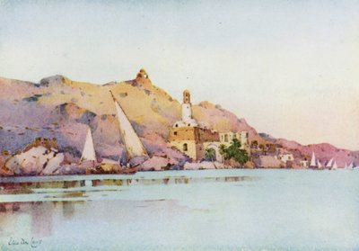 Bellal, Nubia (litografía en color) de Ella Du Cane