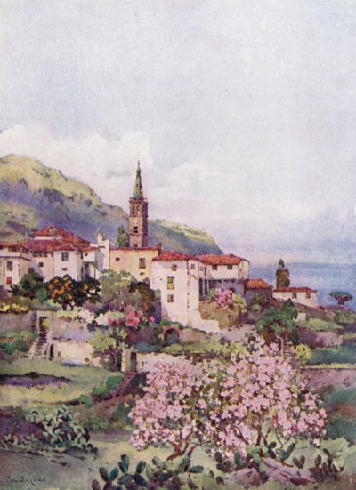 Realejo Alto (colour litho) de Ella Du Cane