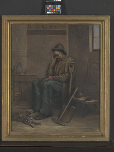 Out Of Work, fecha desconocida (óleo sobre lienzo) de Ellen M. Ingraham