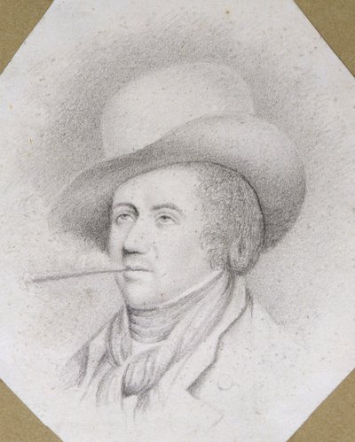 Retrato del Duque de Liancourt (1747-1827) después de una pintura de James Sharples (c.1751-1811) de Ellen Sharples