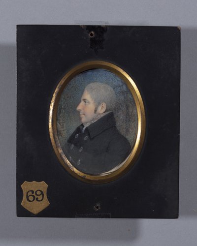 Retrato de perfil de un hombre desconocido de Ellen Sharples